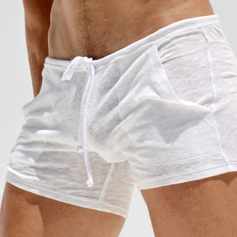 Men's Lightweight Bamboo Knit Lounge Shorts - Ultra-Soft Summer Sleepwear