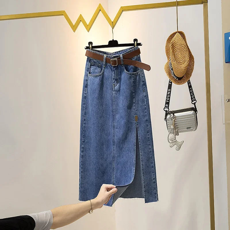 High-Waisted Skirt Women's Summer