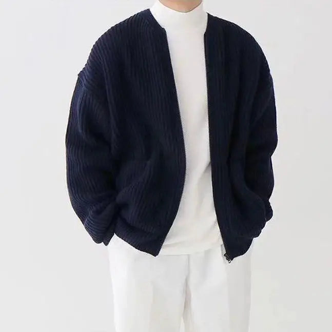 Men’s Knitted Cardigan – Casual Autumn & Winter Sweater