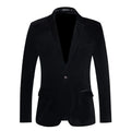 Casual Velvet Men's Suit Jacket 2025 New Style Slim Fit Youth Fashionable Trendy Formal Wear Polyester Fiber Long Sleeve Butt...