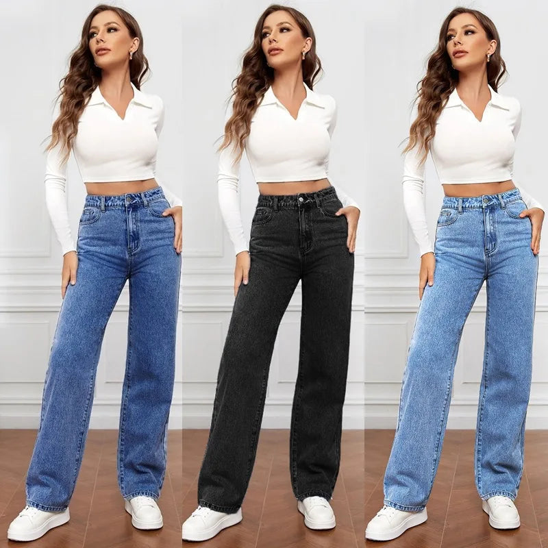 Women's Jeans Casual Summer Cotton Polyester Blend