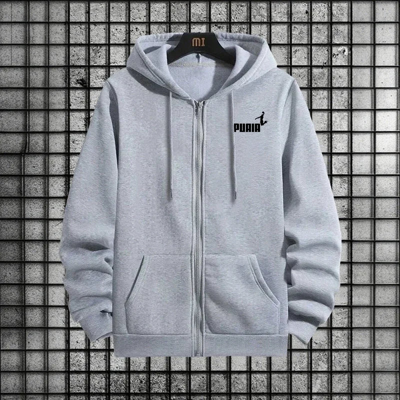 New in Women Tracksuit Trend Printing Hooded Sweatshirts Pants 2Pcs Set Casual Zipper Overcoat Suit Daily Clothing Autumn Winter