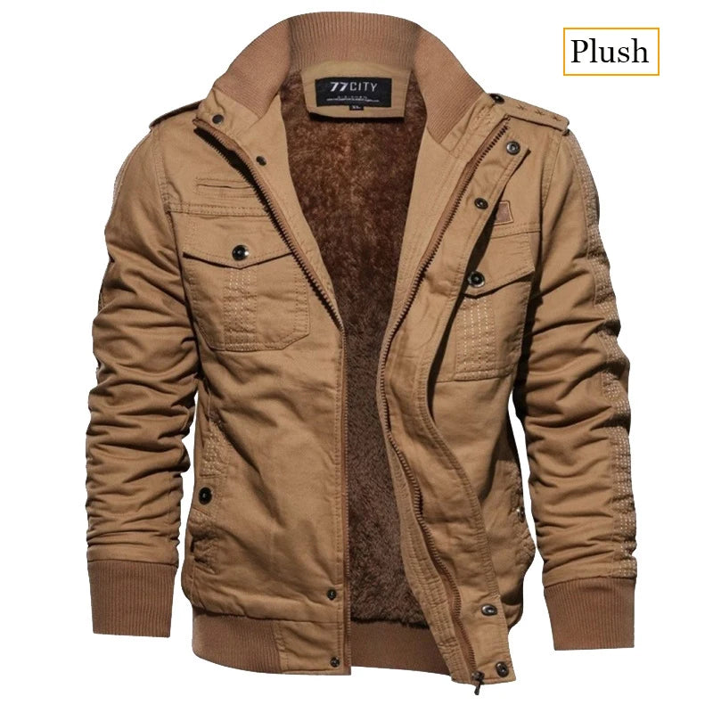 Conquer the Cold in Style with the Ultimate Men's Tactical Fleece Jacket