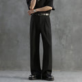 White Business Luxury Suit Pants Men Korean Fashion Dress Pants Loose Straight Casual Pants Men's Office Formal Male Trousers