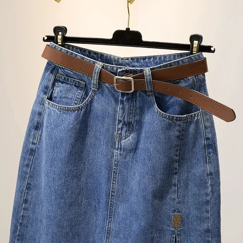 High-Waisted Skirt Women's Summer