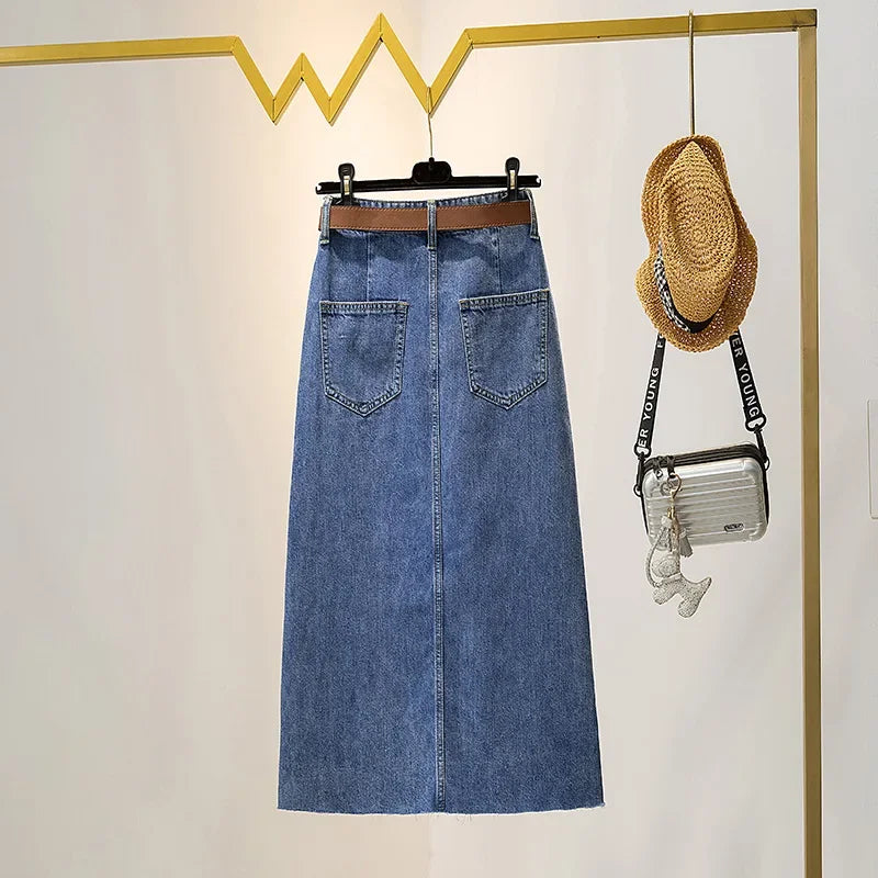 High-Waisted Skirt Women's Summer