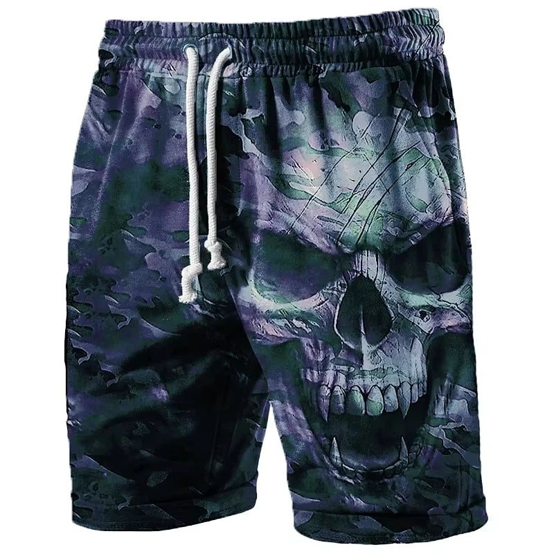 Men's Striped Home Shorts Comfortable Loose Breathable Elastic Waist Drawstring Casual Daily Wear Summer Cool Style