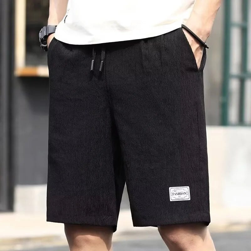 Men's Ice Silk Running Shorts - Summer Quick-Dry Sports Shorts