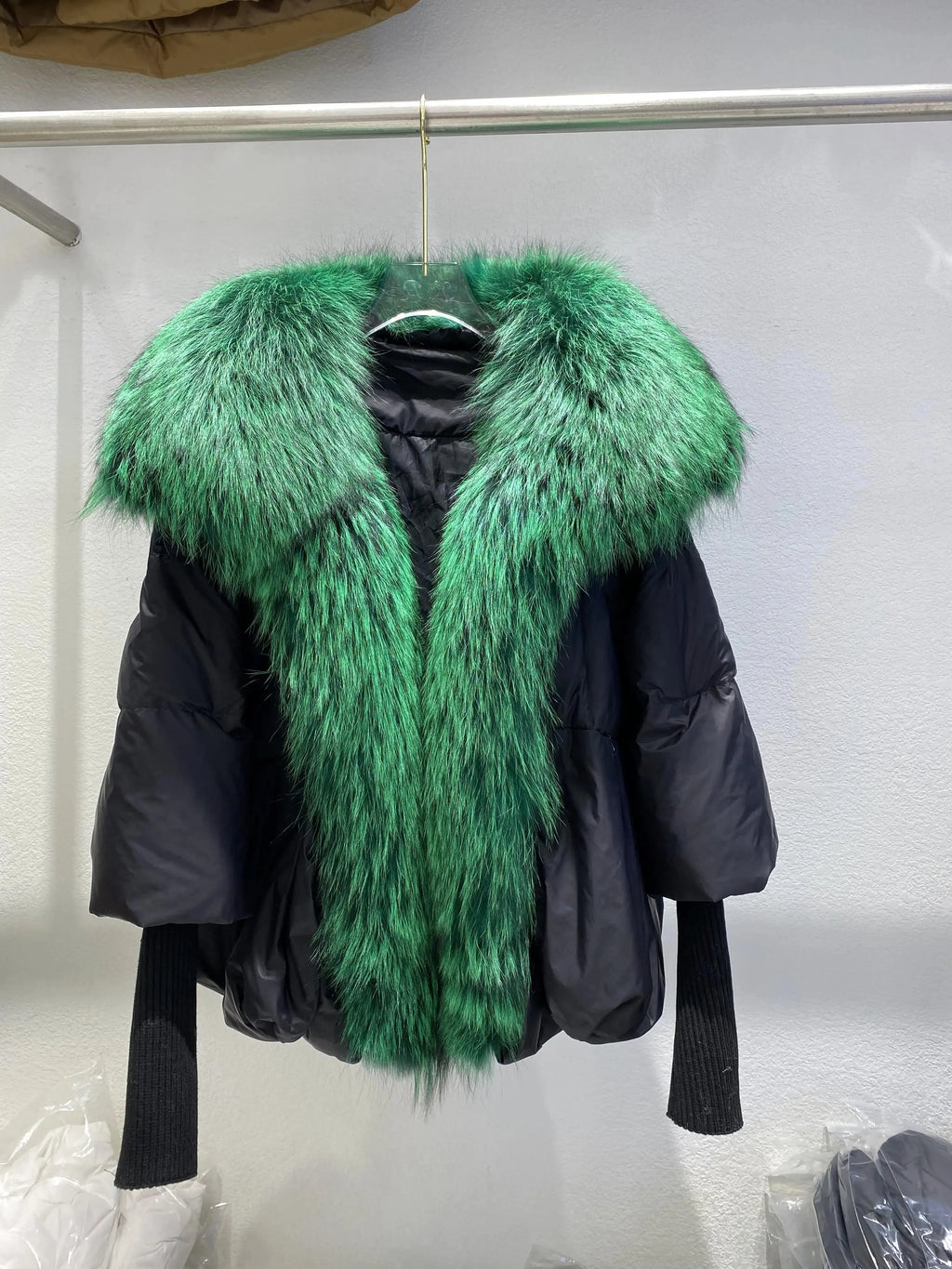 Loose Natural Real Fox Fur Collar Coat Thick New European Fashion White Duck Down Jacket Winter Women Warm Luxury Outerwear