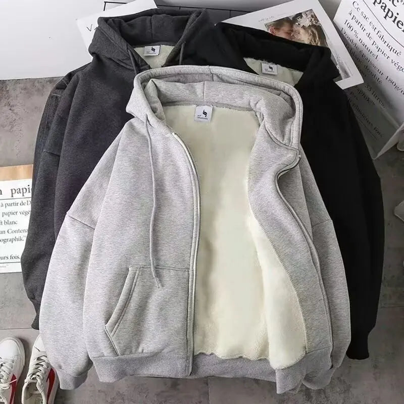 Men's Fleece-Lined Zipper Jacket