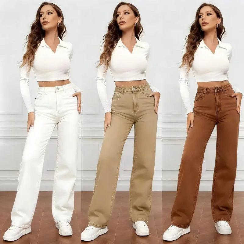 Women's Jeans Casual Summer Cotton Polyester Blend