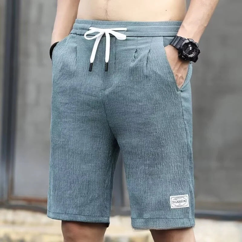 Men's Ice Silk Running Shorts - Summer Quick-Dry Sports Shorts