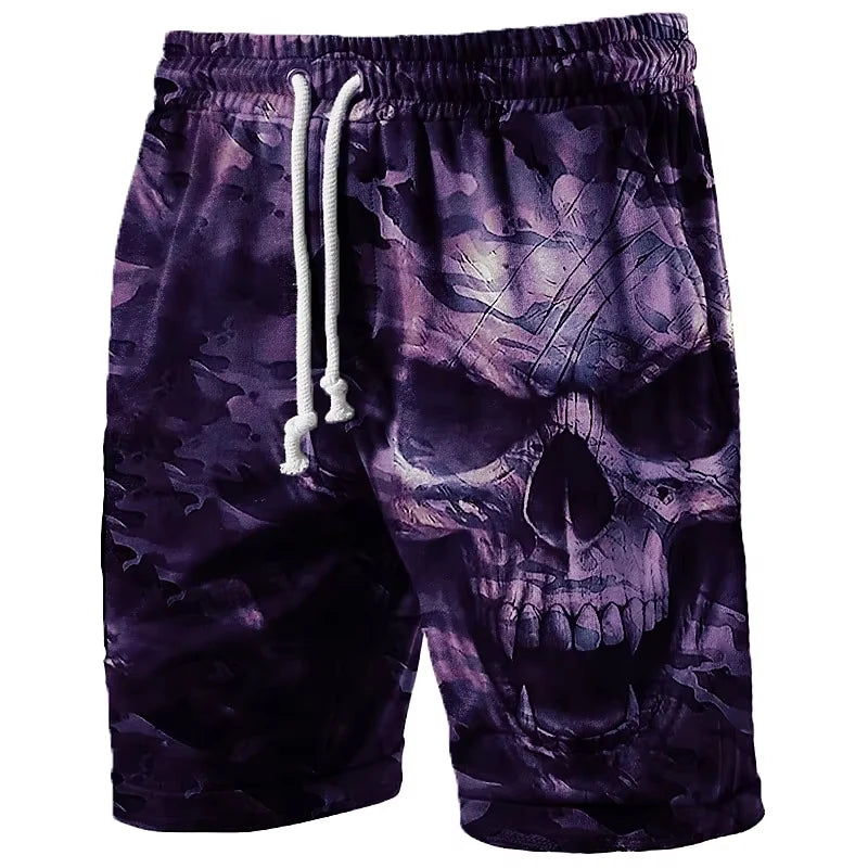 Men's Striped Home Shorts Comfortable Loose Breathable Elastic Waist Drawstring Casual Daily Wear Summer Cool Style