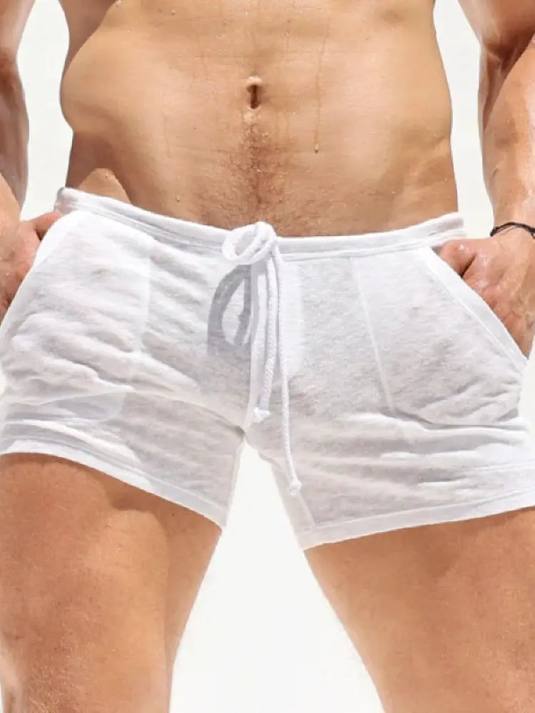 Men's Lightweight Bamboo Knit Lounge Shorts - Ultra-Soft Summer Sleepwear