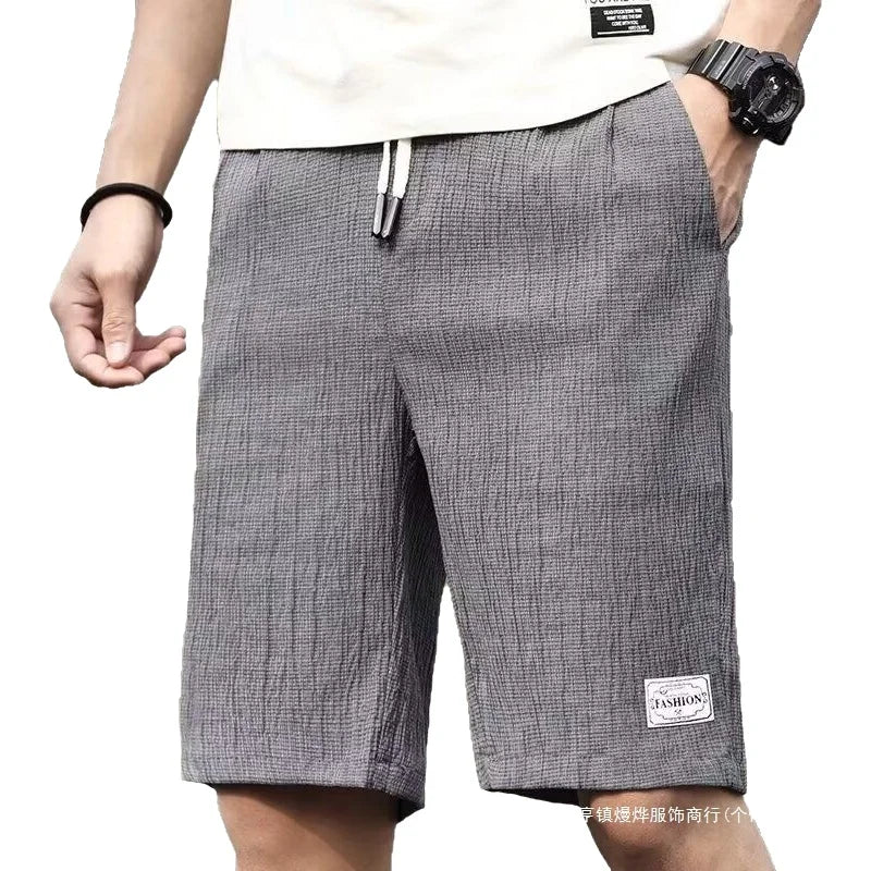 Men's Ice Silk Running Shorts - Summer Quick-Dry Sports Shorts