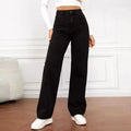 High Waist Straight Leg Jeans Women's Slimming Loose Fit