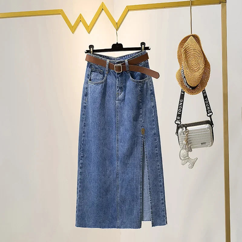 High-Waisted Skirt Women's Summer
