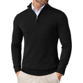 Men's Quarter Zip Sweater - Slim Fit Lightweight Mock Neck Pullover