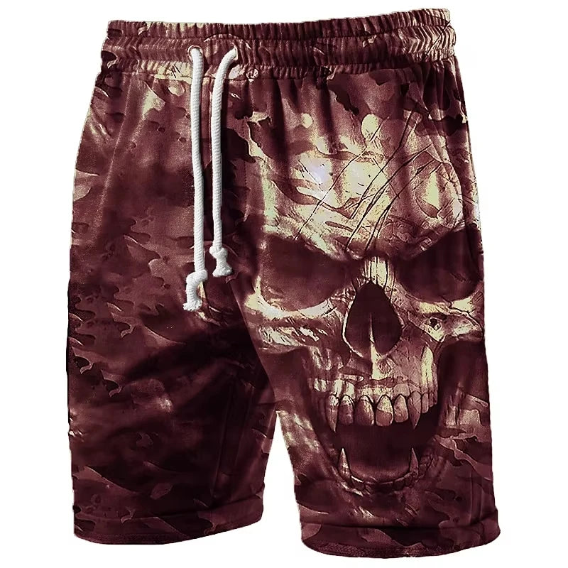 Men's Striped Home Shorts Comfortable Loose Breathable Elastic Waist Drawstring Casual Daily Wear Summer Cool Style