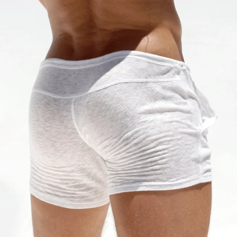 Men's Lightweight Bamboo Knit Lounge Shorts - Ultra-Soft Summer Sleepwear