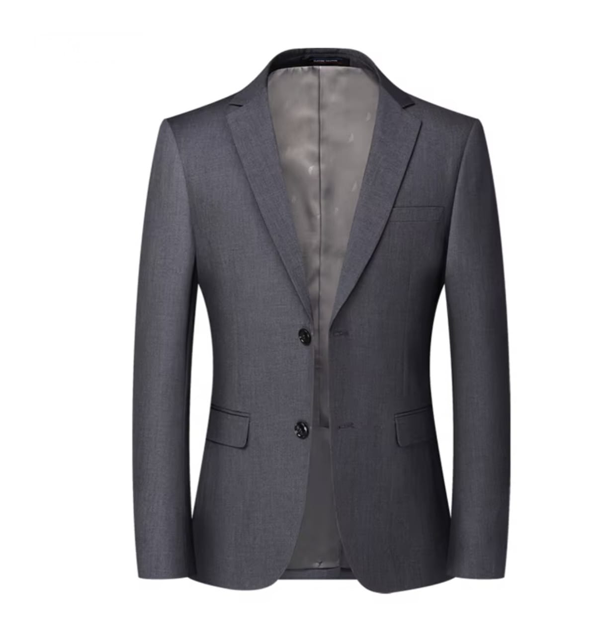 Blazer New Men's Fashion Business Solid Color British Style Professional Work Groom Wedding Dress Best Man Blazer Jacket